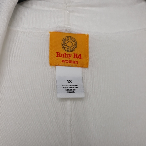 Ruby Rd.White Cardigans - Picture 11 of 11